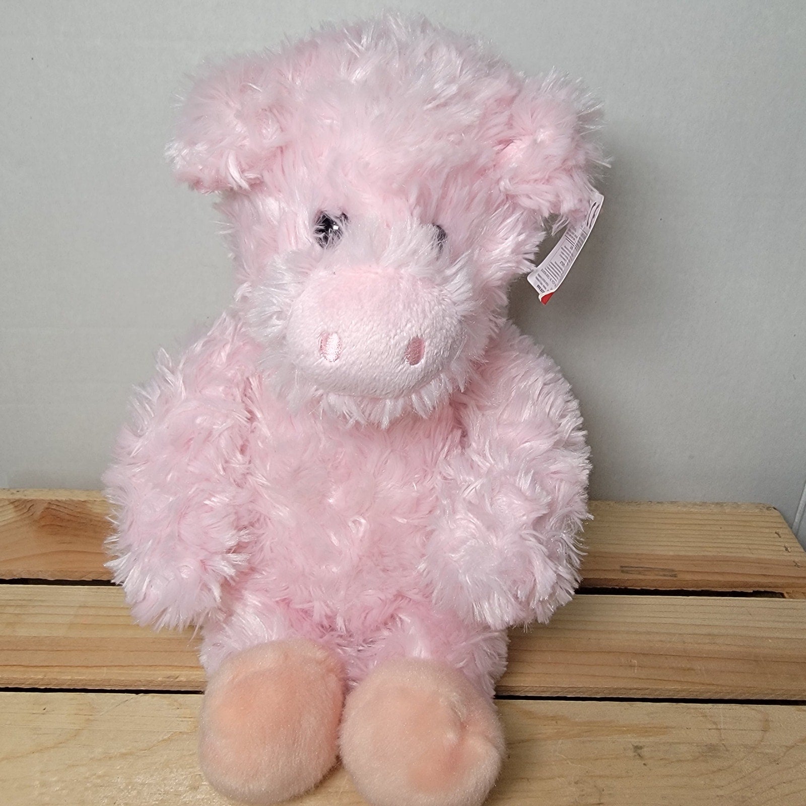 Aurora Pink Peek-A-Boo 12 Inch Pig Plush w/ Magnetic Paws - NWT