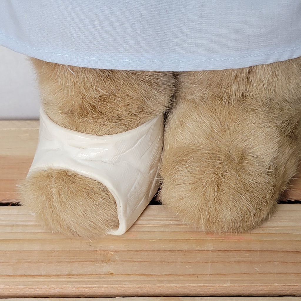 RETIRED Jerry Elsner "Get Well" Plush Teddy Bear w/ Foot Cast