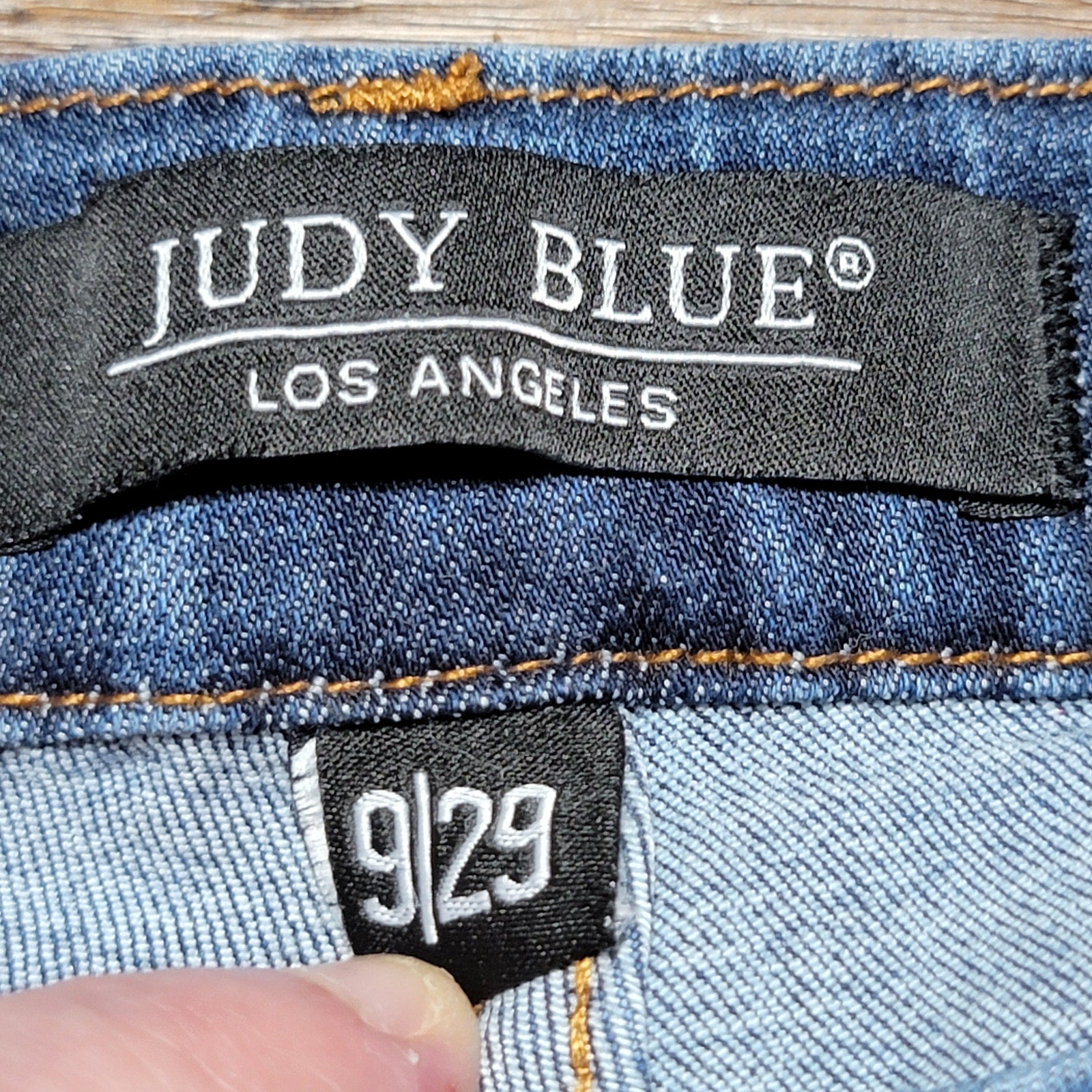 Judy Blue Pull On Skinny Denim Jeans w/ Faux Front Pockets - Size 9/29