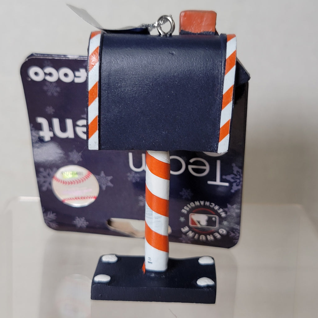 MLB Houston Astros Christmas Ornament Letters To Santa Mail Box - NWT