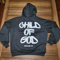 Unbranded Youth Black Pullover Hoodie "Psalm 23" - Size 13Y