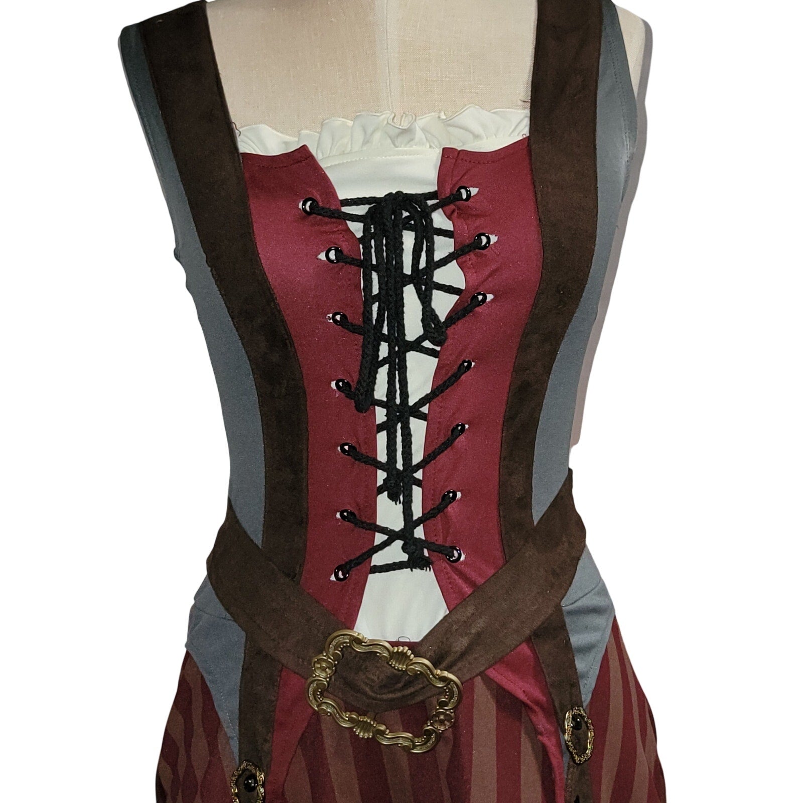 Pirate/Wench Dress Costume (Dress Only) - Junior Size Small