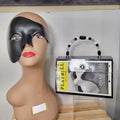 Set of 2 Phantom of the Opera: Upcycled Playbill Cover Purse and Phantom Mask