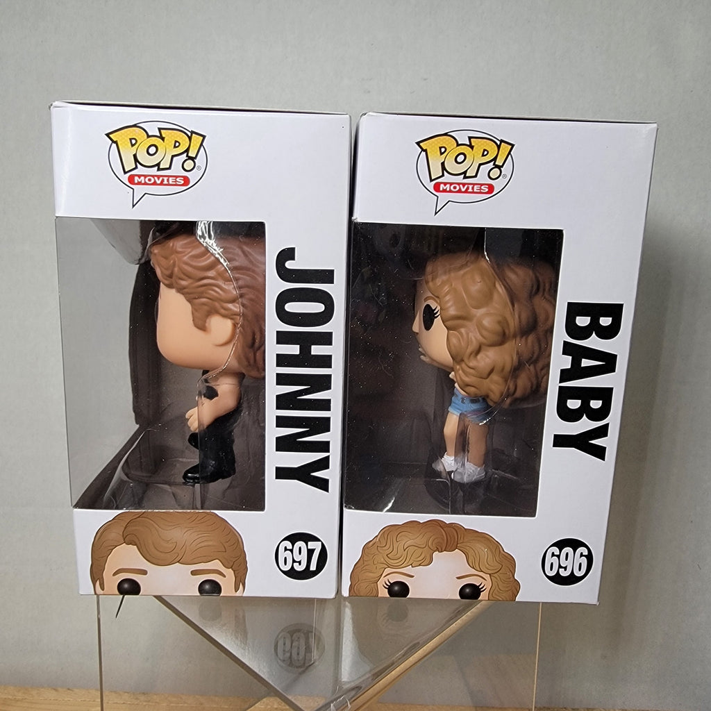 Set of 2 POP! Movies Dirty Dancing: Baby #696 & Johnny #697 - NEW