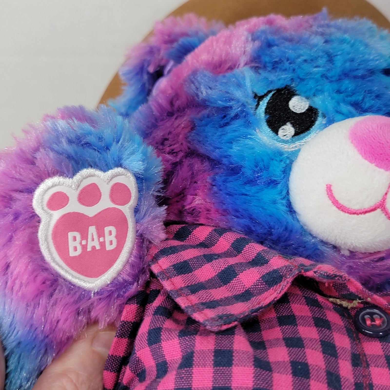BAB Build A Bear Multi Color Western Rabbit w/ Clothes and Hat