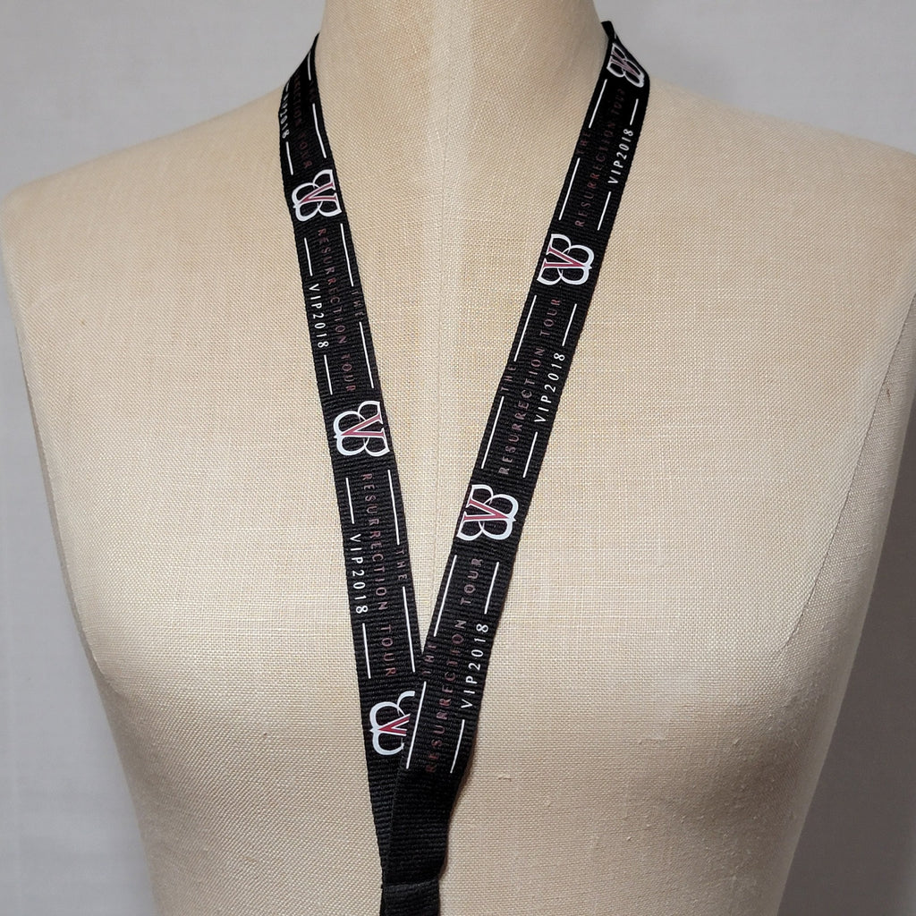 Black Veil Brides Laminated Pass 2018 Resurrection Tour w/ Lanyard