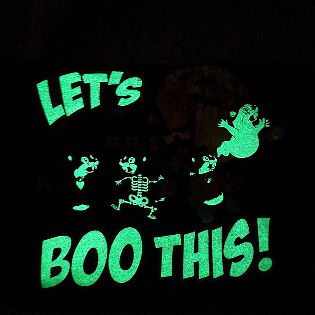 Buc-ee's Halloween Black Unisex Glow-In-The-Dark Tee "Let's Boo This" - Size XL