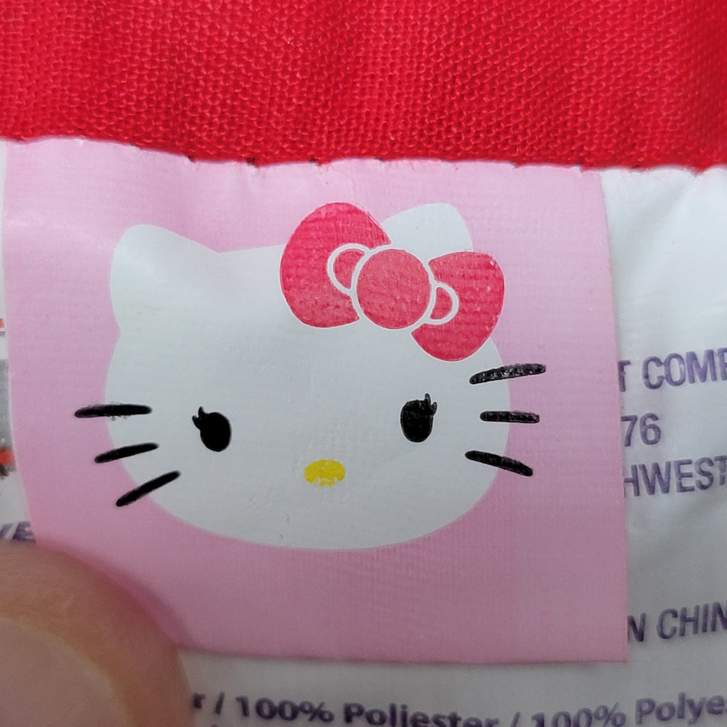 Hello Kitty Pink White Dot Dress w/ Red Vest & Bow Plush 2012