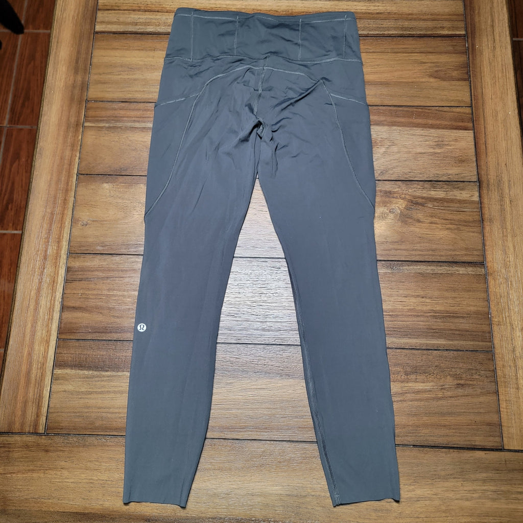 Lululemon Dark Grey Leggings - Size 8