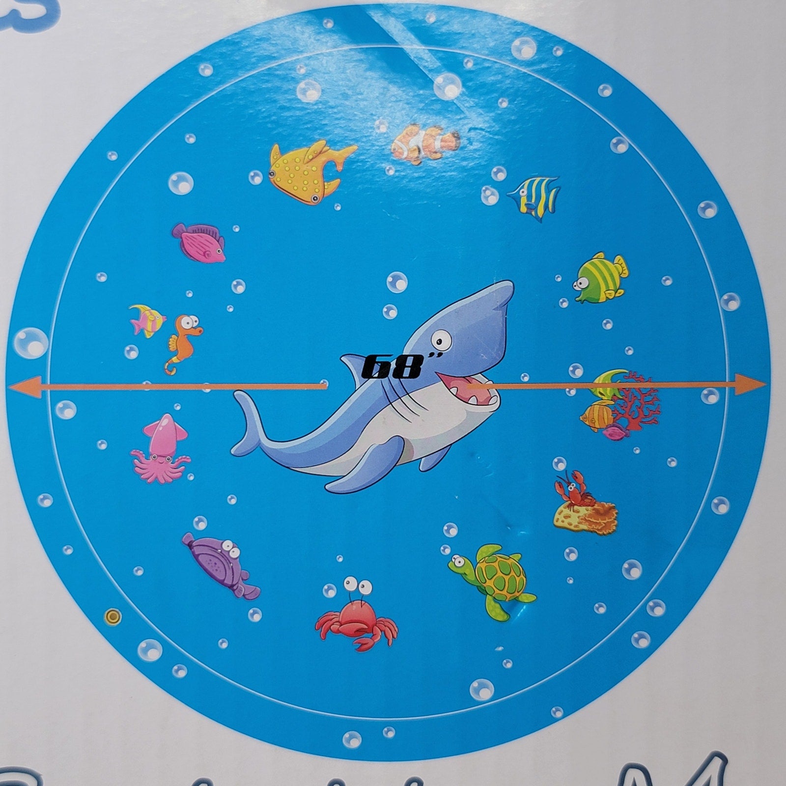 Kkones Under The Sea Sprinkler Mat 68" - NEW IN BOX