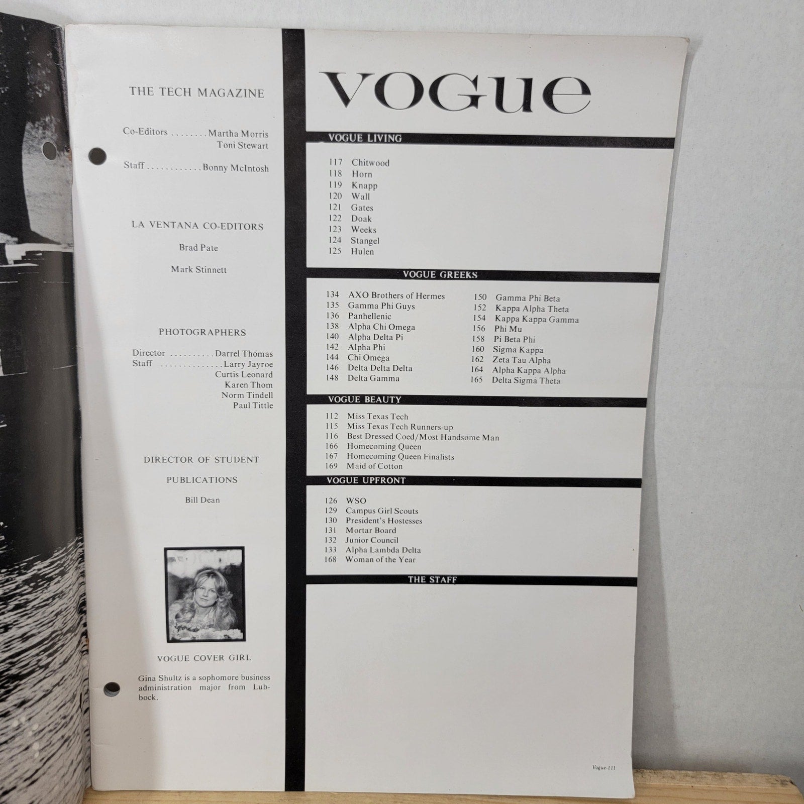 VINTAGE Vogue The Texas Tech Magazine 1975-1976