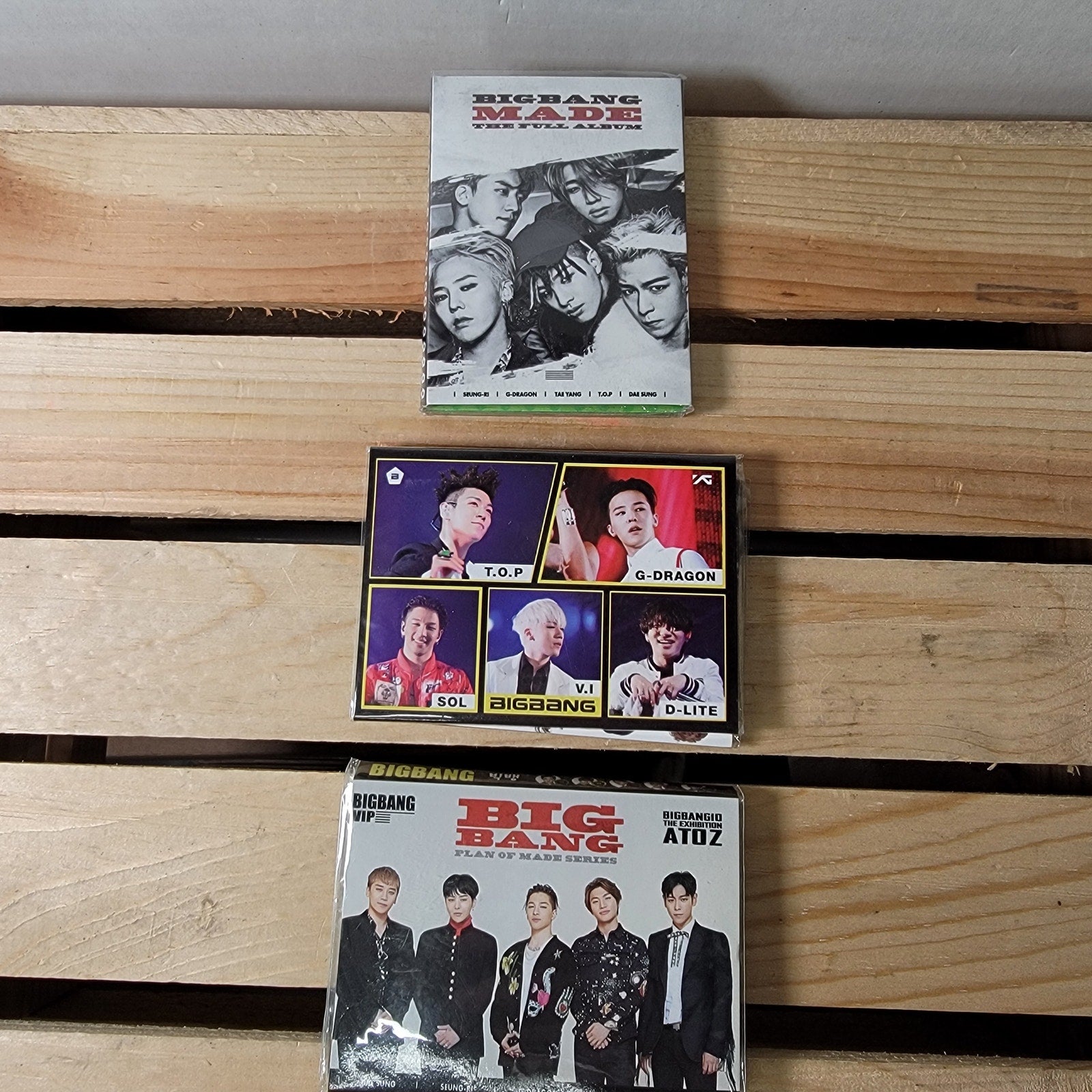Set of 3 BigBang Photocard Memo Set - NEW