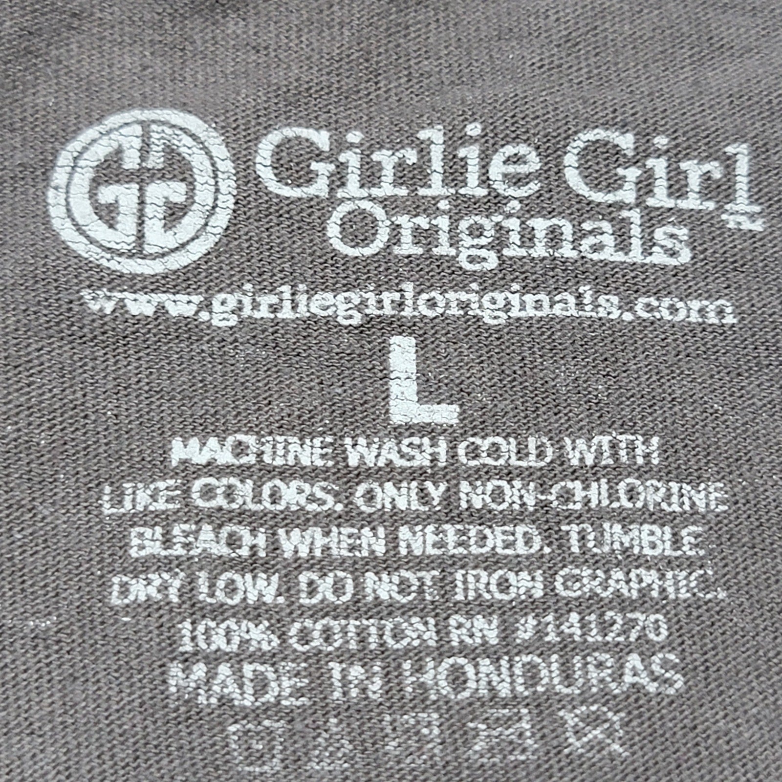 Girlie Girl Originals Tee "Harvesting Hope" Breast Cancer Awareness - Size Large