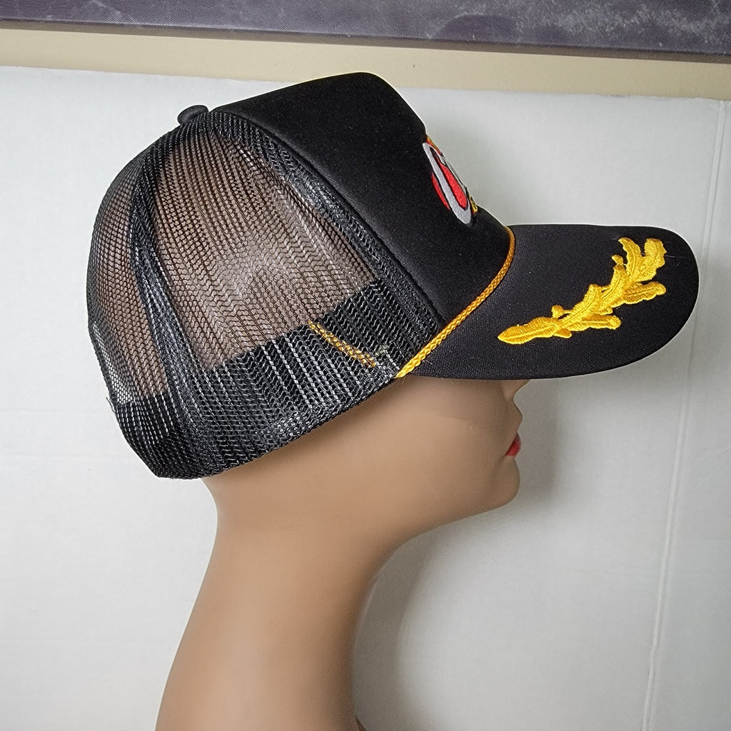 Raising Cains Black Snapback Trucker Hat