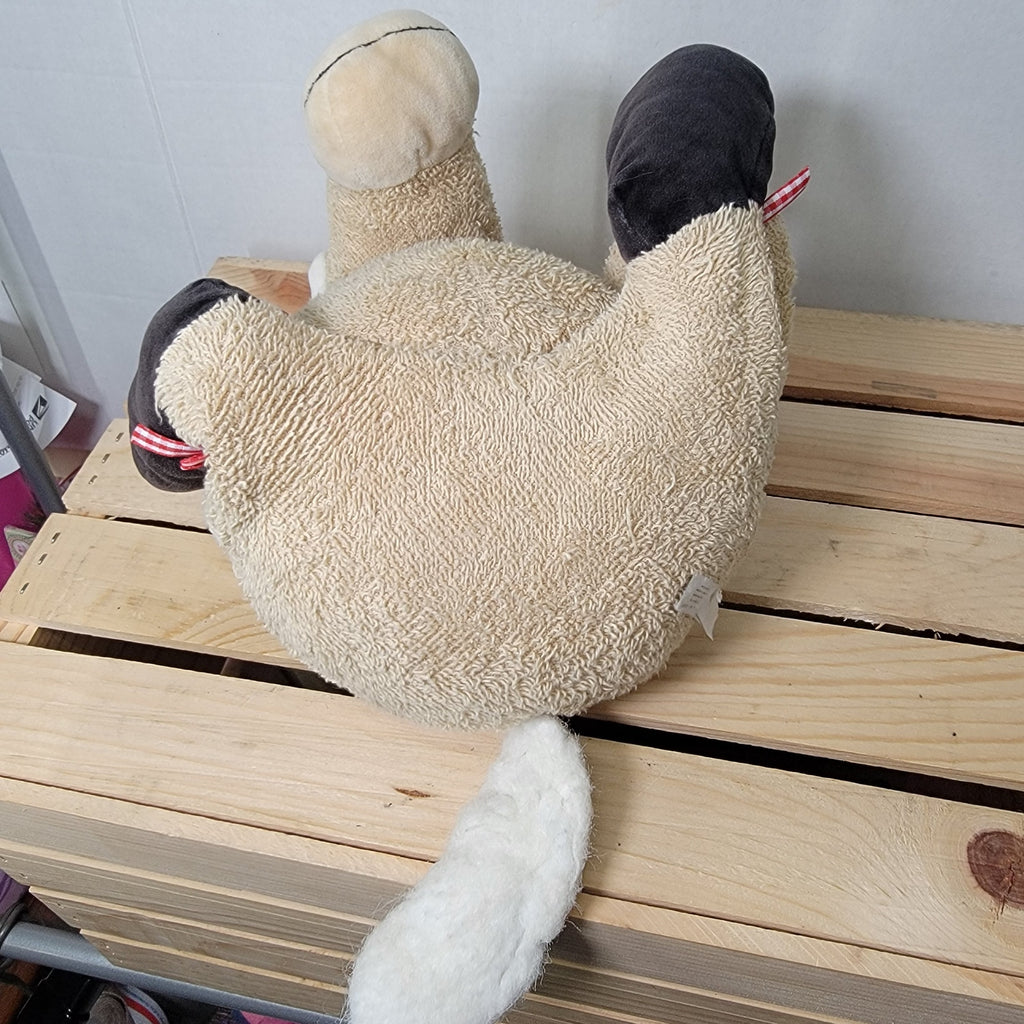 Plush Bean Bag Heavy Bottom Terry Cloth Donkey w/ Band-aids