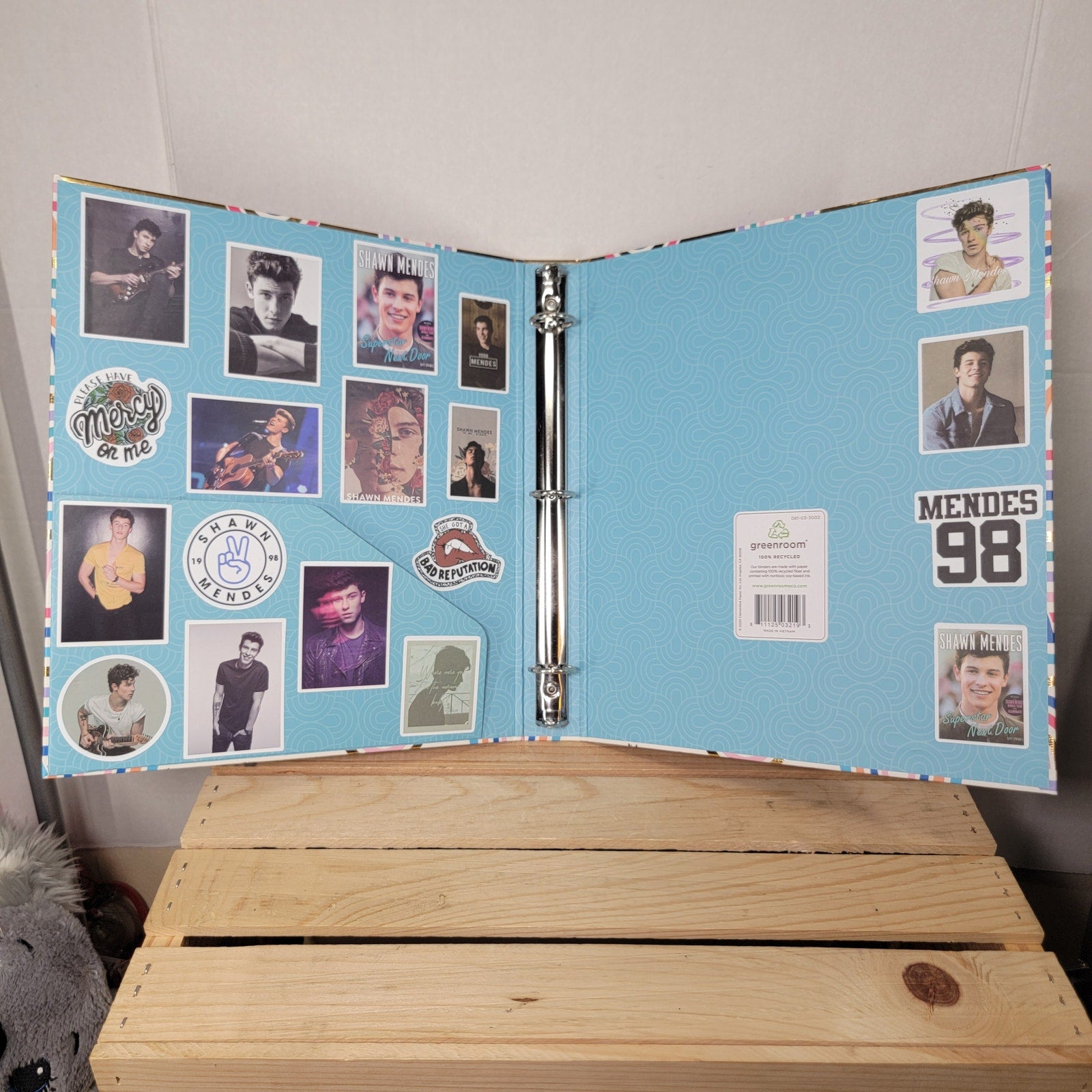 Shawn Mendez Stickered 1.5" Binder "The Tour"