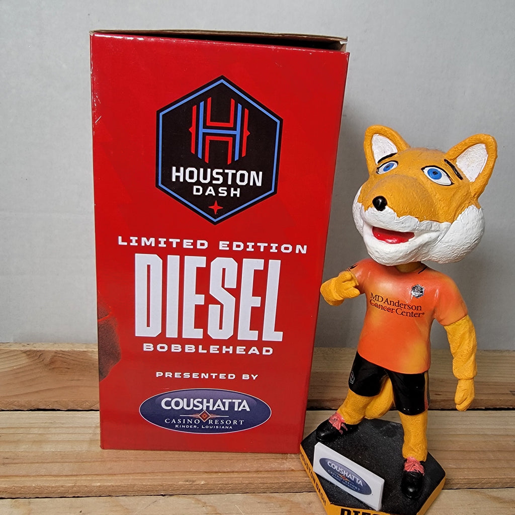 Limited Edition Houston Dash Diesel Bobblehead w/ Box