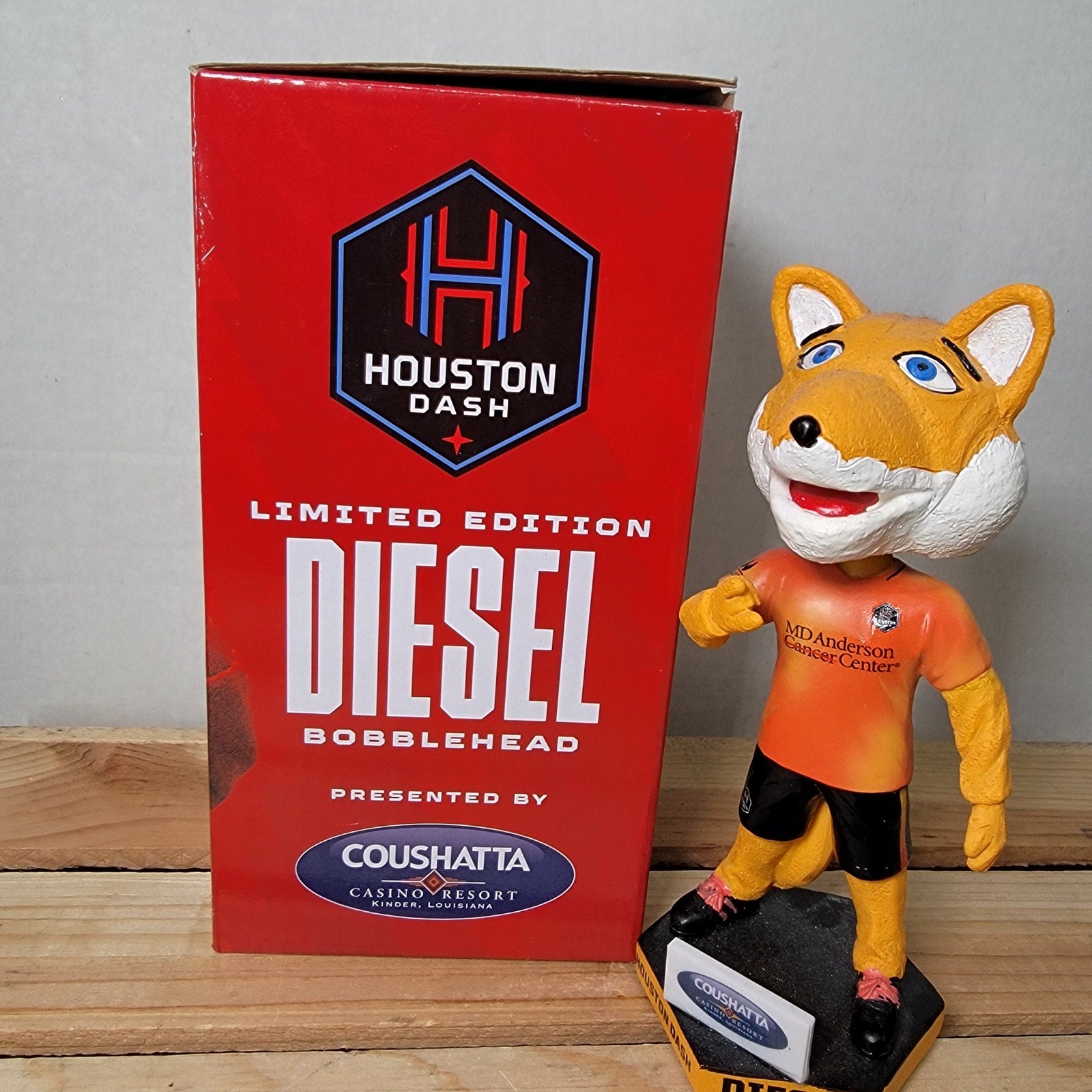 Limited Edition Houston Dash Diesel Bobblehead w/ Box