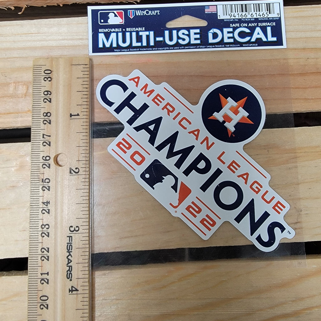 Set of 2 Houston Astros Items: Multi-Use Decal & BaniBand Headband
