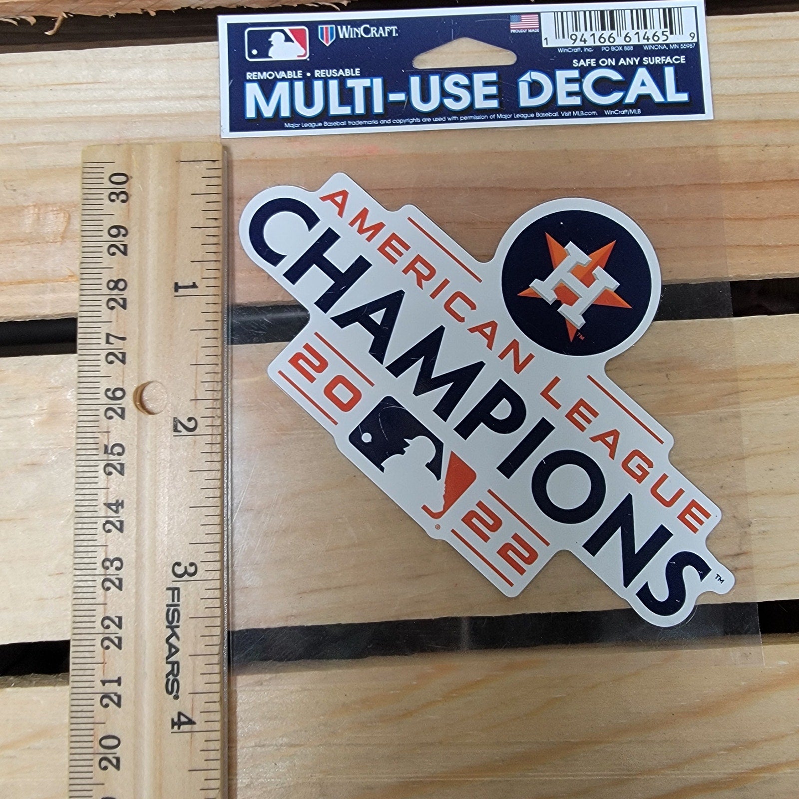 Set of 2 Houston Astros Items: Multi-Use Decal & BaniBand Headband