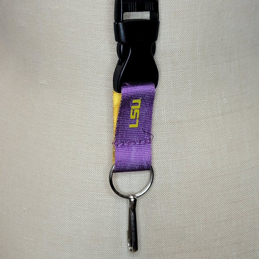 Set of 3 LSU Accessories: Lanyard, Bracelet & Sunglasses Holder