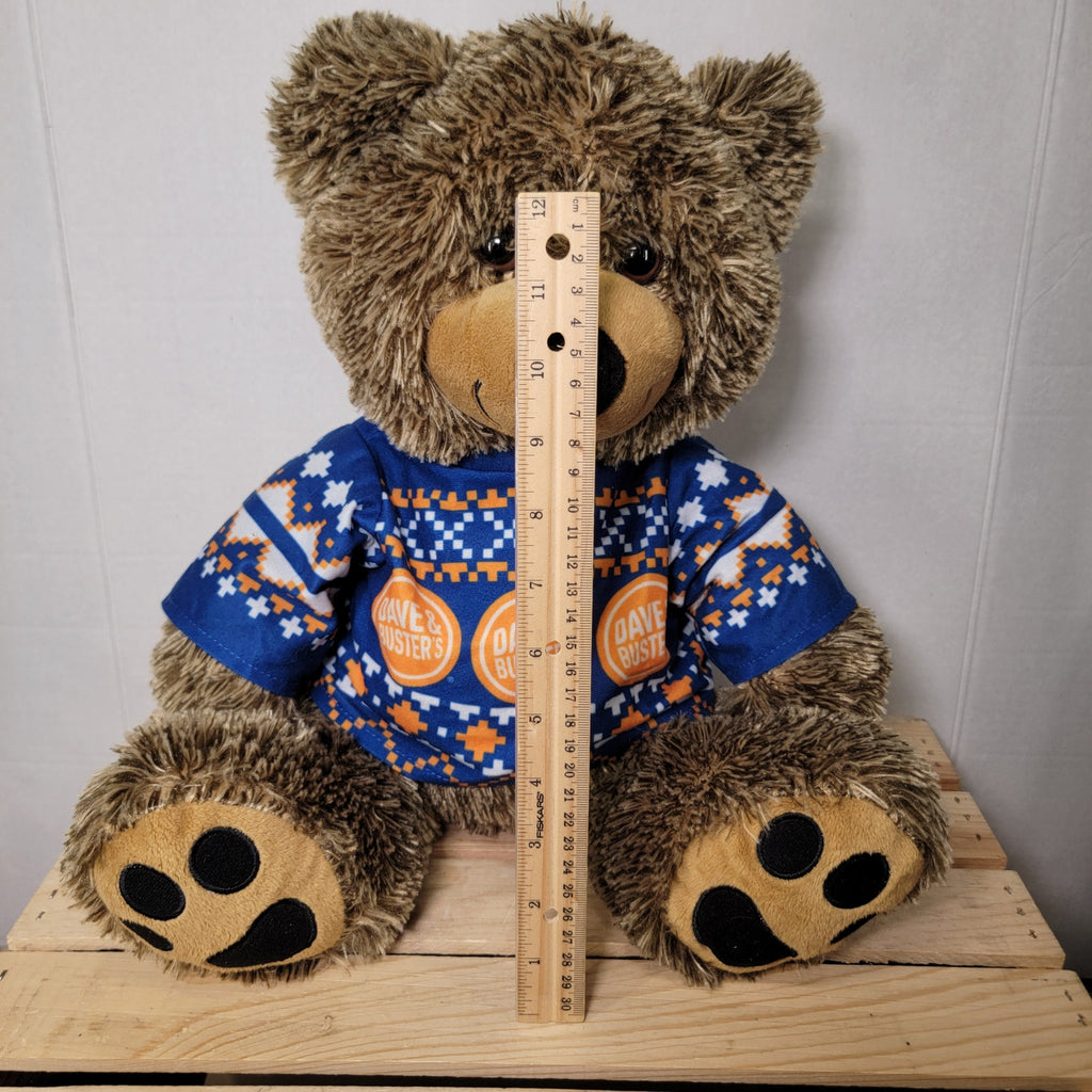 Dave & Busters Ugly Sweater Bear by Toy Factory