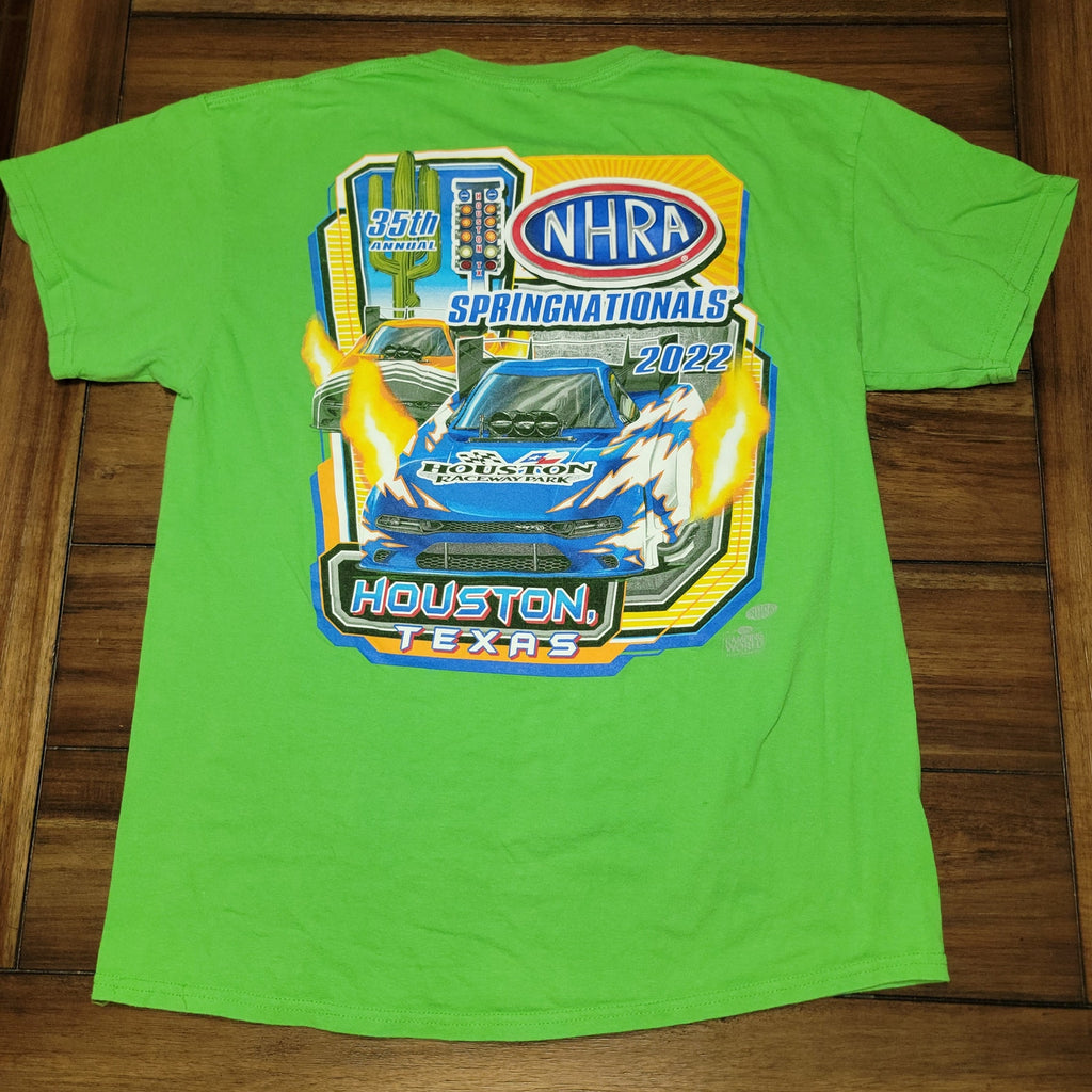 NHRA Unisex Tee "35th Annual Spring Nationals 2022 Houston Texas" - Size Large