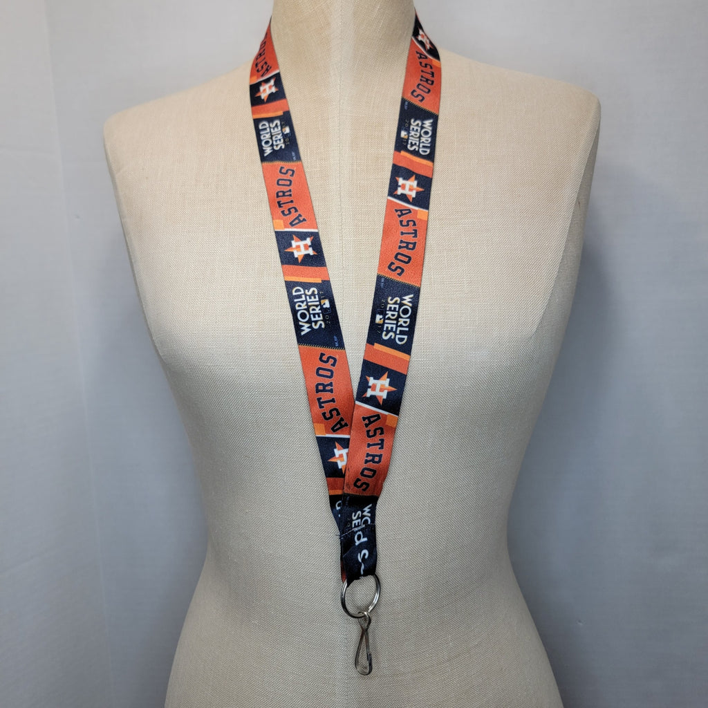 Set of 2 Houston Astros World Series Lanyards: 2017 & 2018