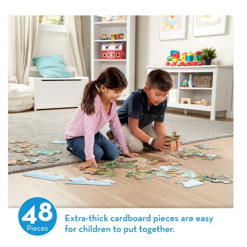 Melissa & Doug Prehistoric World Dinosaurs 48 Piece Floor Puzzle