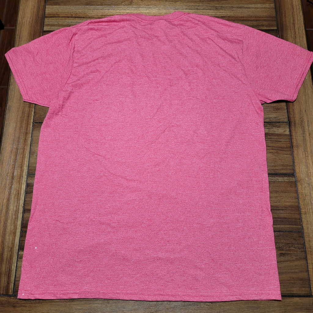 Dr. Seuss Red Bleach Dyed Unisex Christmas Tee "Get In Losers.." - Size XL