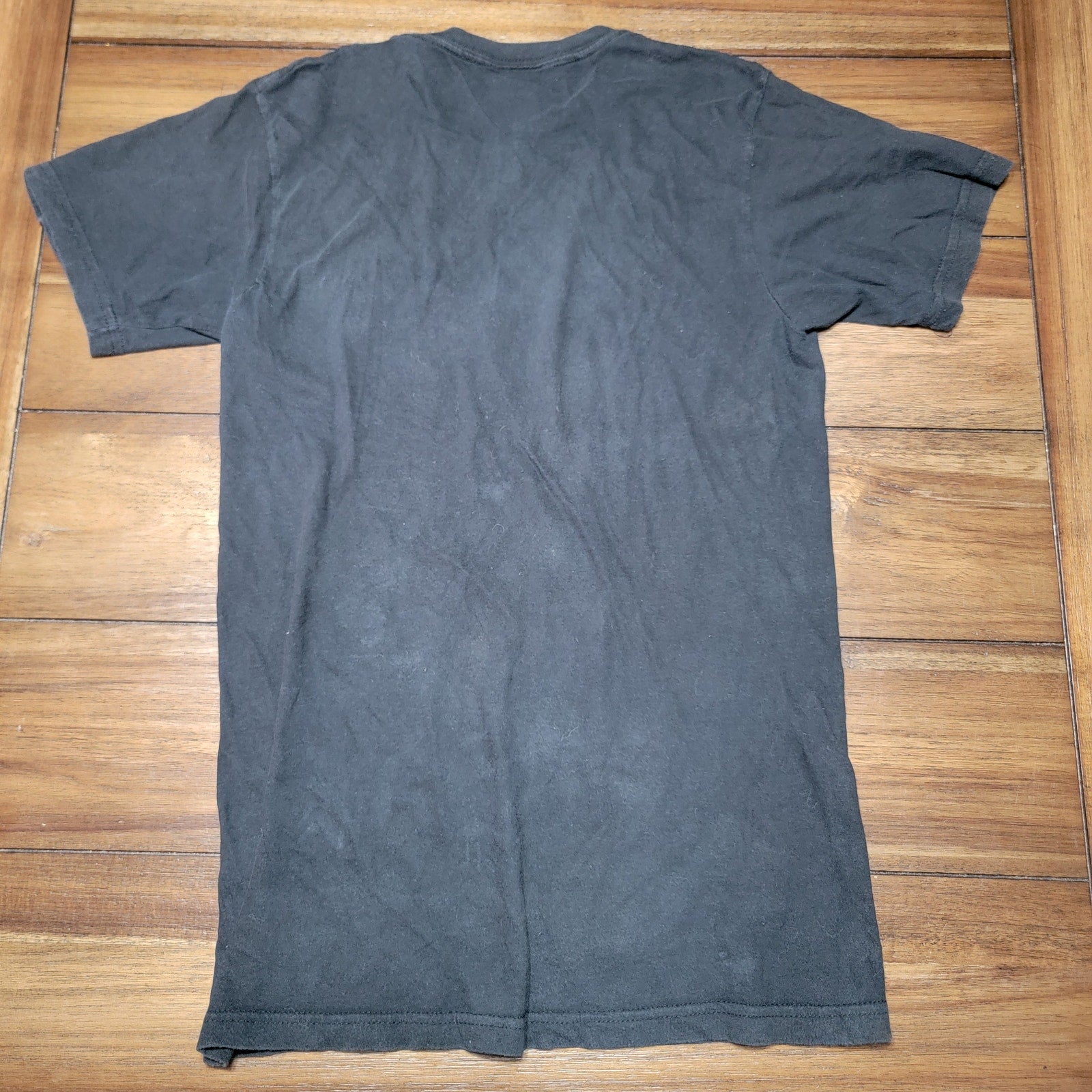 Rip n Dip Black Unisex Tee w/ Flipping Cat in Pocket - Size Small
