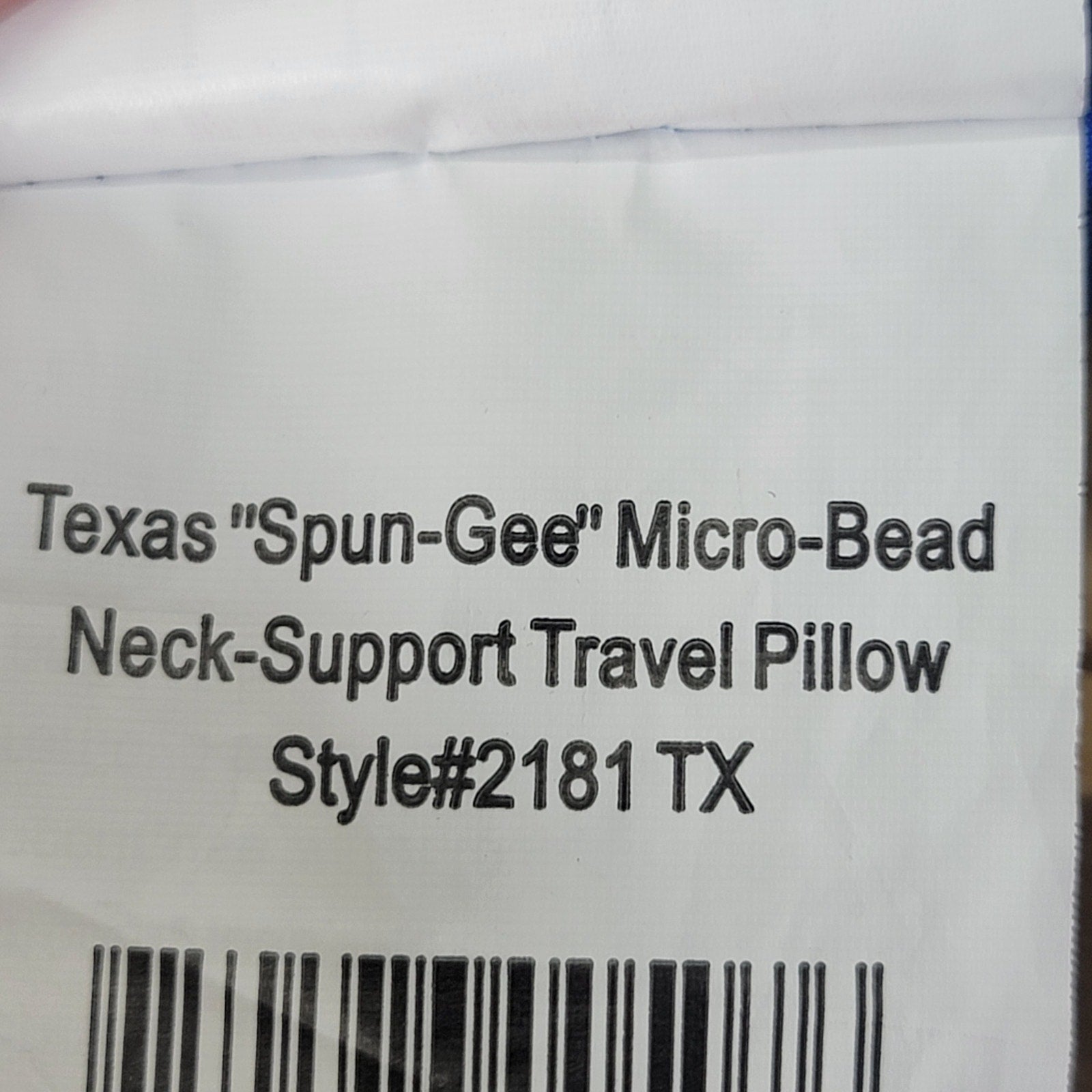 Texas Flag Neck Pillow w/ Snap