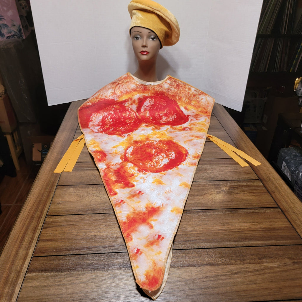 Era Spooky Slice Pepperoni Pizza Costume w/ Hat - One Size