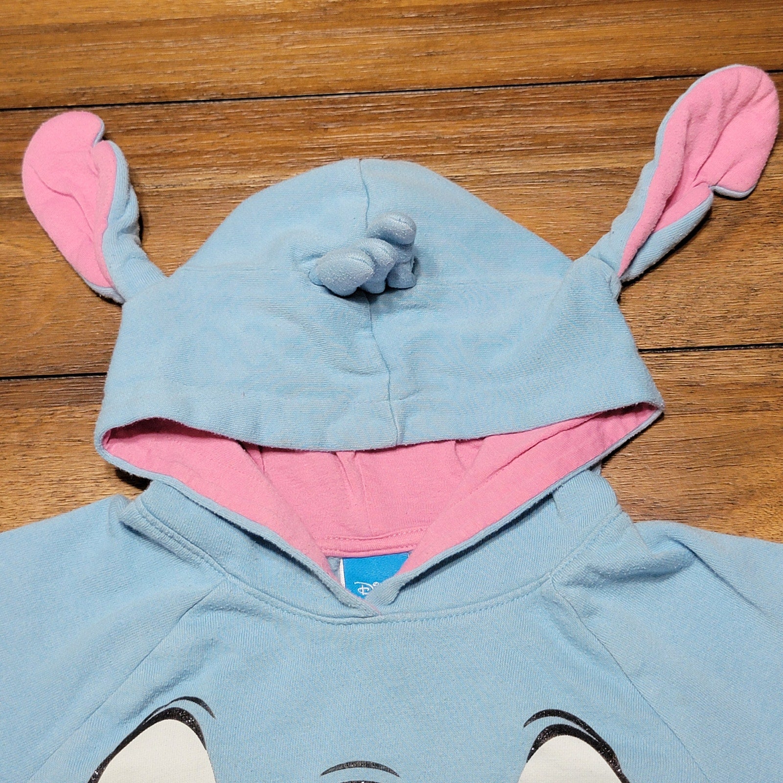 Disney Kids Stitch Pullover Hoodie - Size Small (6/6x)