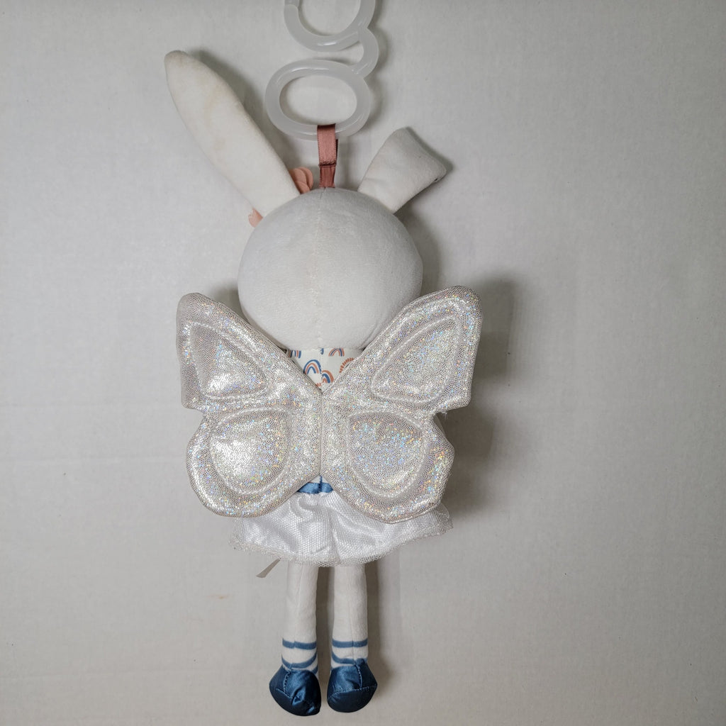 Go By Goldbug Fairy Ballerina Bunny Rattle Sensory Plush