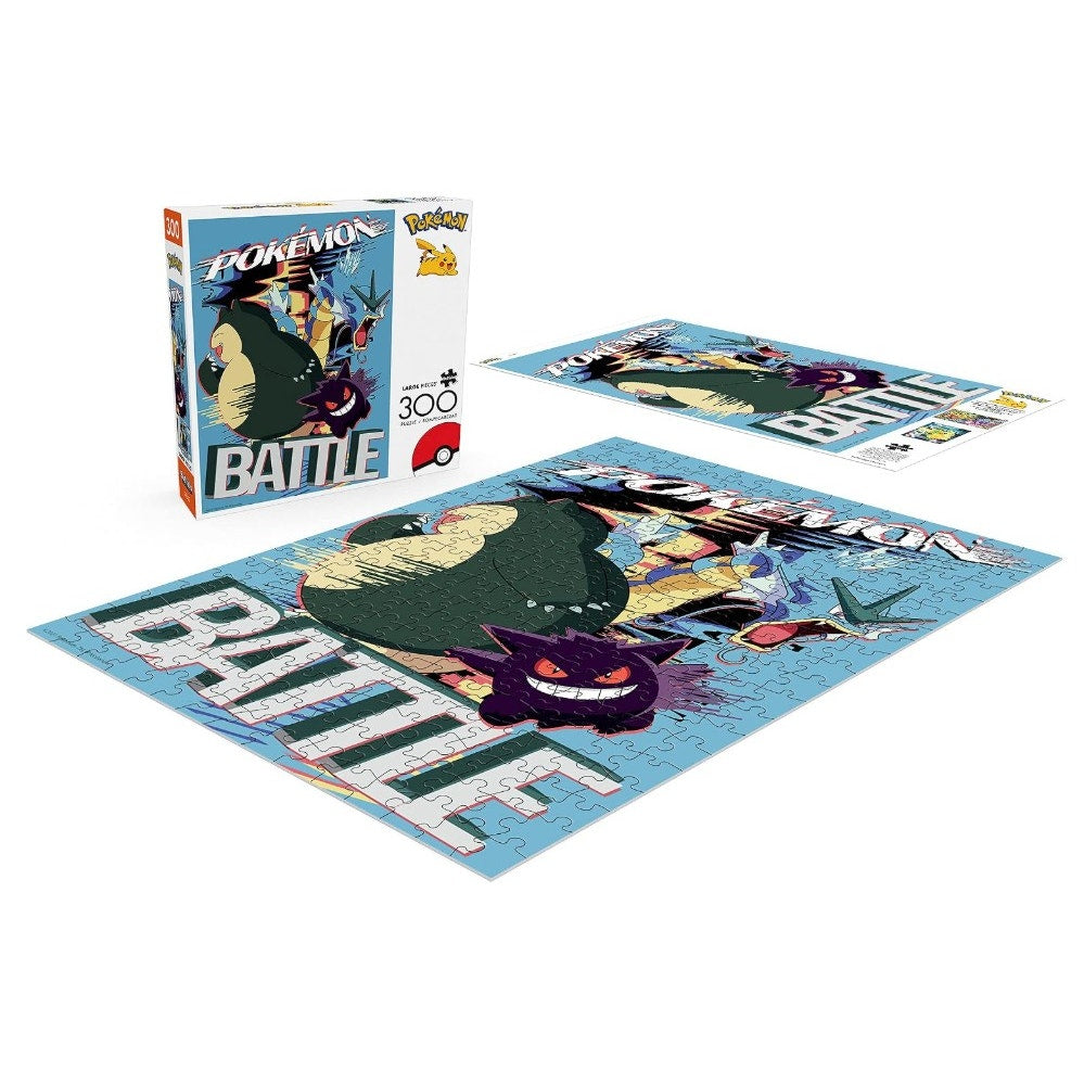 Pokemon 300 Large Piece Puzzle "Pokemon Battle" - NEW / SEALED