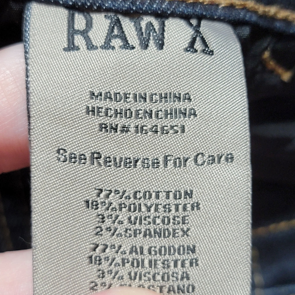 Raw X Dark Wash Carpenter Straight Jeans - Size 36 Skinny