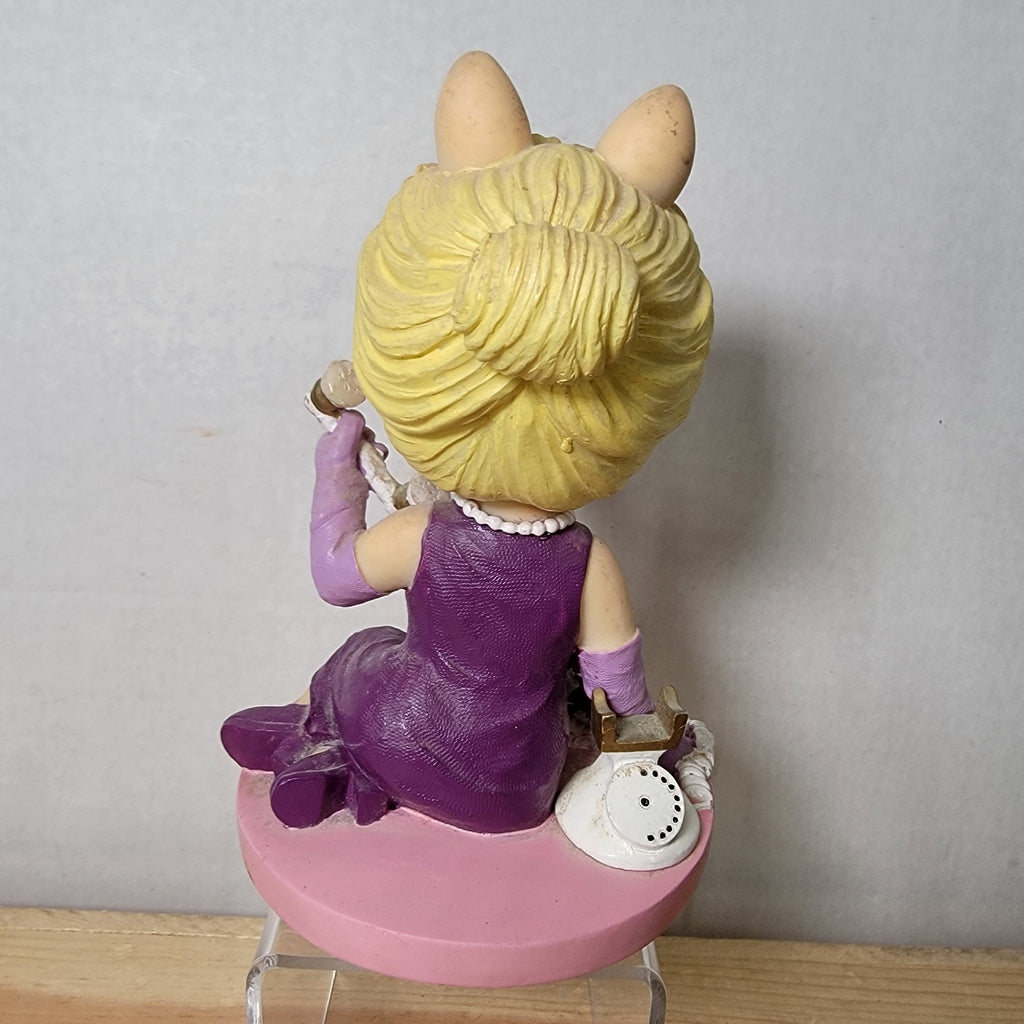 VINTAGE Bobble Dobbles Miss Piggy Bobblehead (2002)