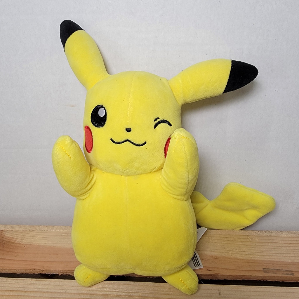 Pokemon Winking Pikachu Plush