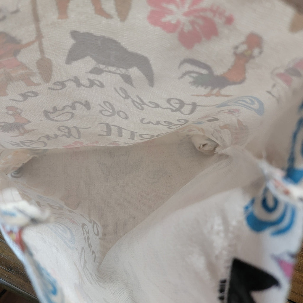 Moana Canvas Tote Bag "These Are A Few Of My Favorite Things"