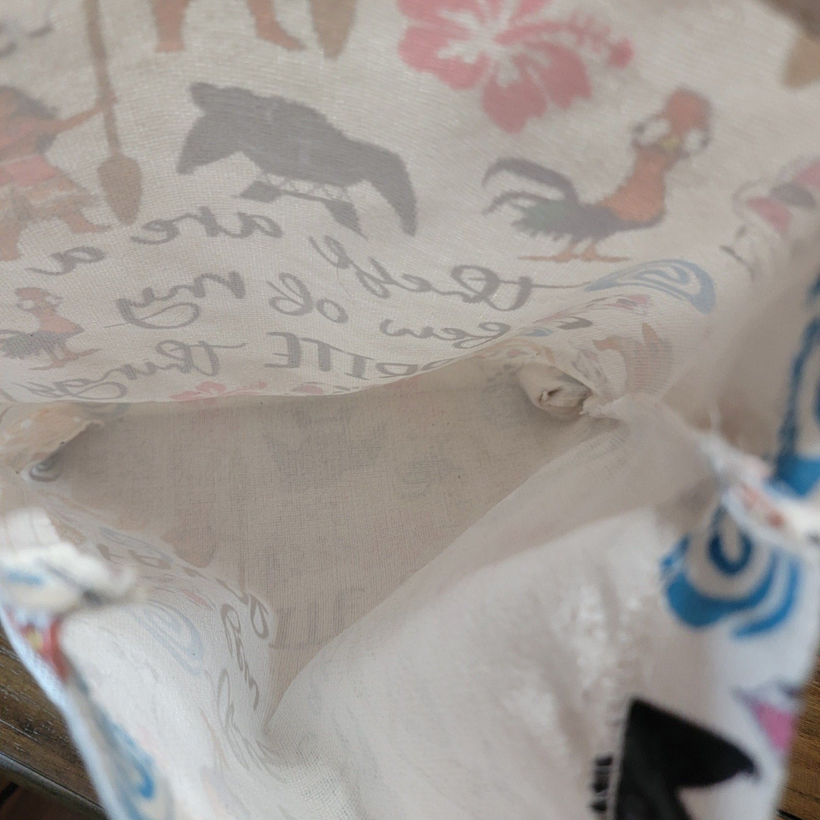 Moana Canvas Tote Bag "These Are A Few Of My Favorite Things"