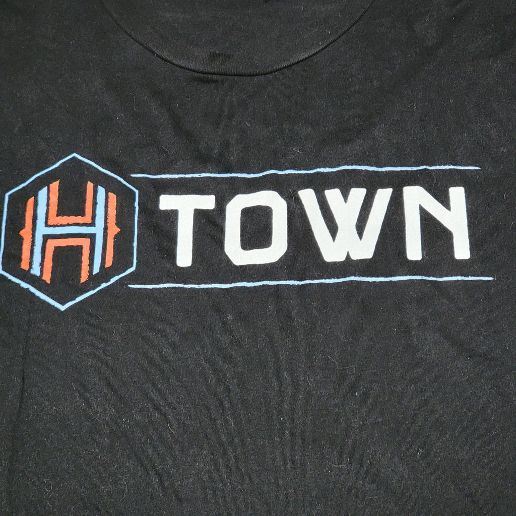 Houston Dash / Dynamo Black Unisex Tee "H Town" - Size XXL