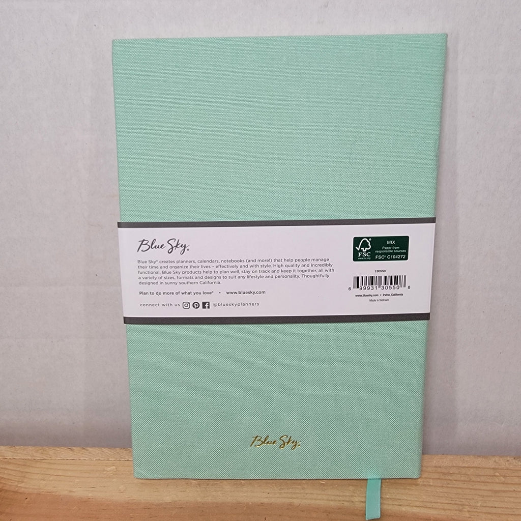Blue Sky Teal The Travel Journal (cloth covered)- NWT