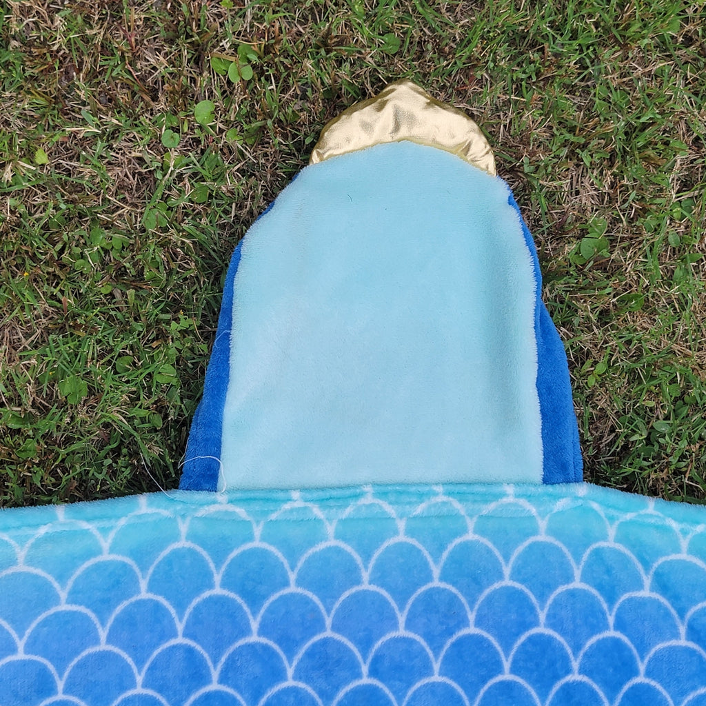 Your Zone Kids Blue Mermaid Hooded Blanket