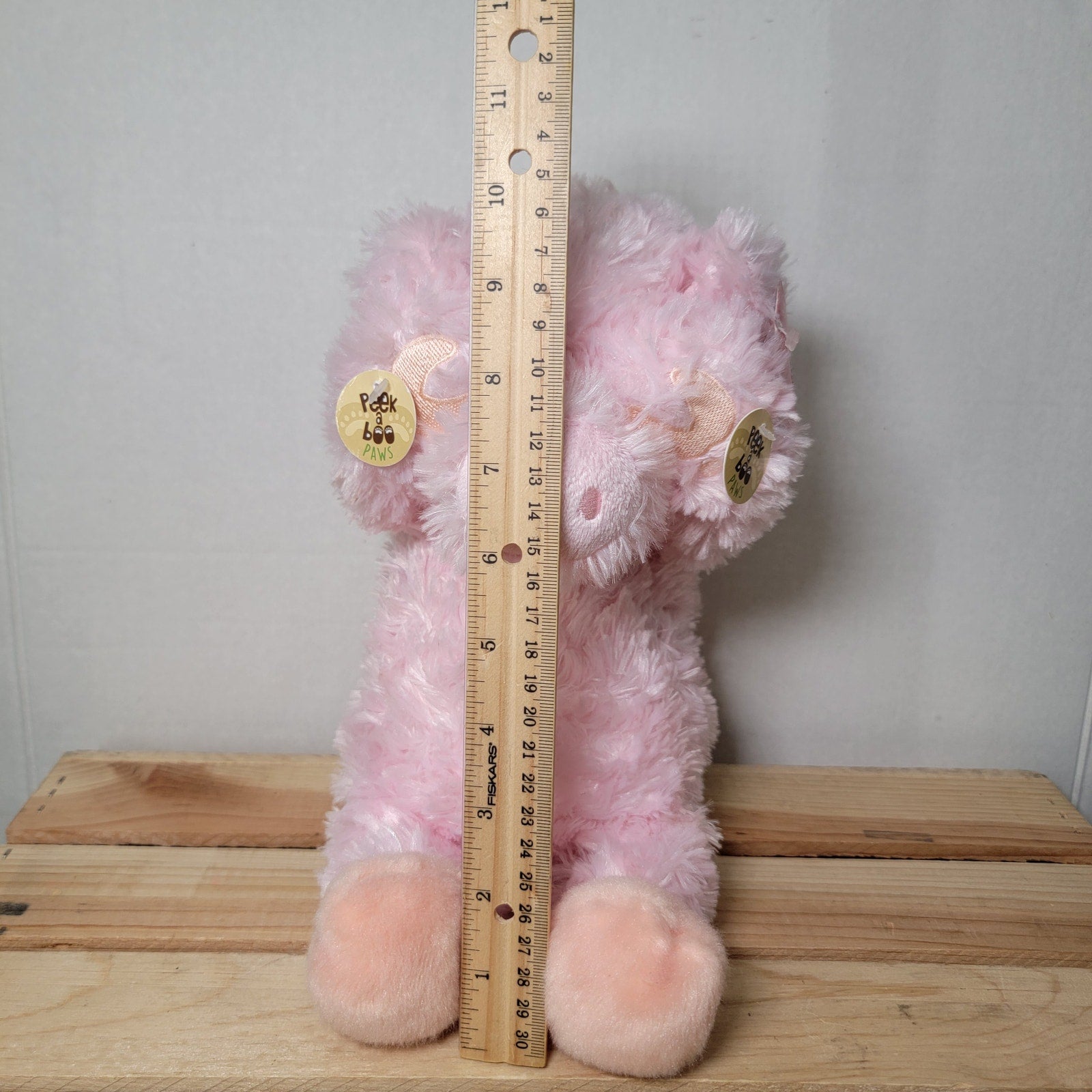 Aurora Pink Peek-A-Boo 12 Inch Pig Plush w/ Magnetic Paws - NWT
