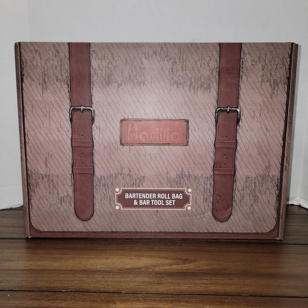 Barillio Bartender Roll Bag & Bar Tool Set - New In Box