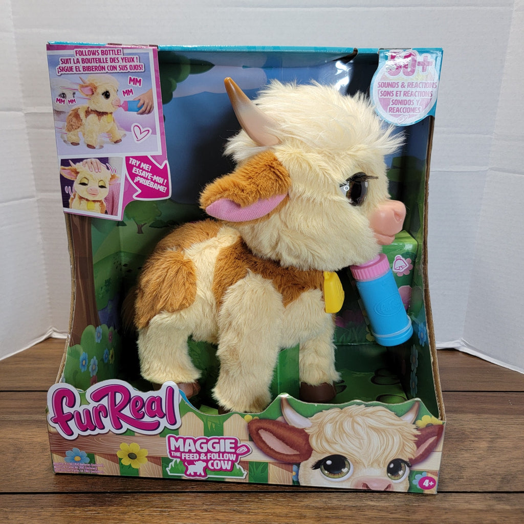 Fur Real Maggie The Feed & Follow Cow - NEW