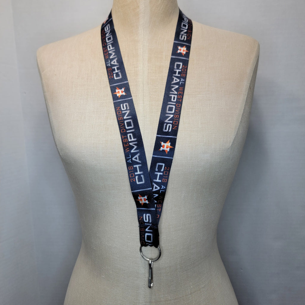 Set of 2 Houston Astros World Series Lanyards: 2017 & 2018