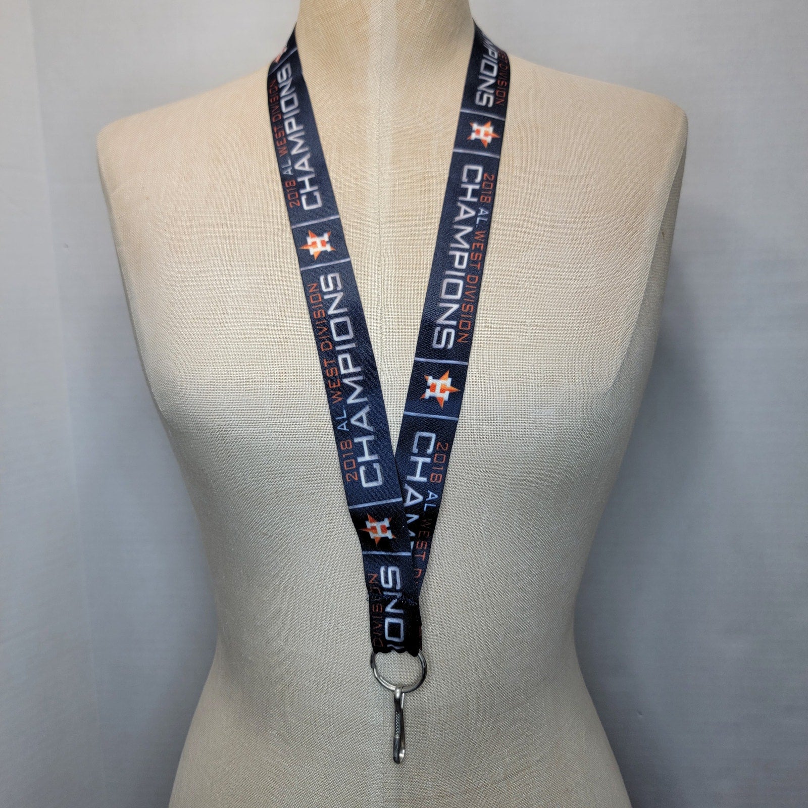 Set of 2 Houston Astros World Series Lanyards: 2017 & 2018