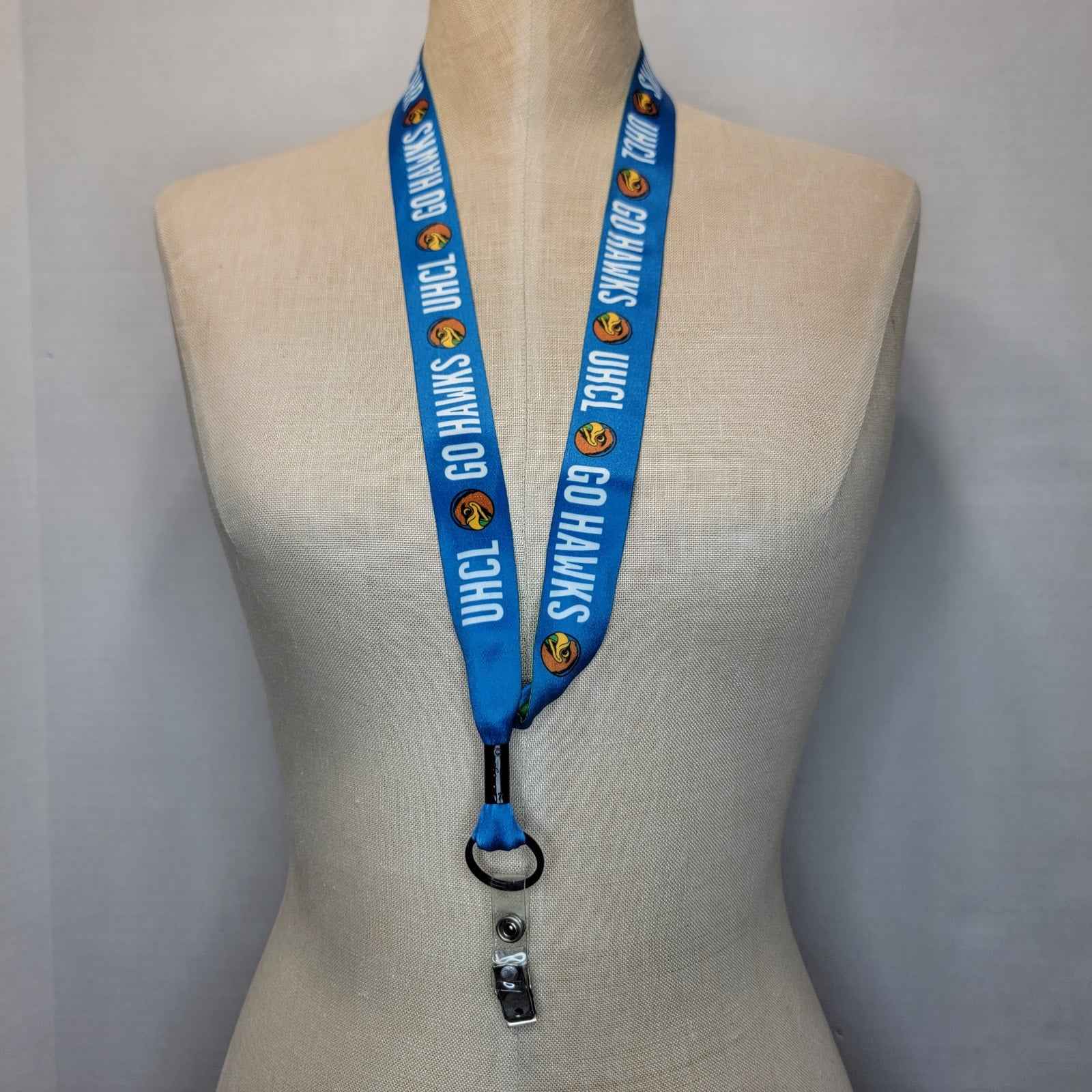 Set of 2 UHCL Lanyards (1 Embroidered)